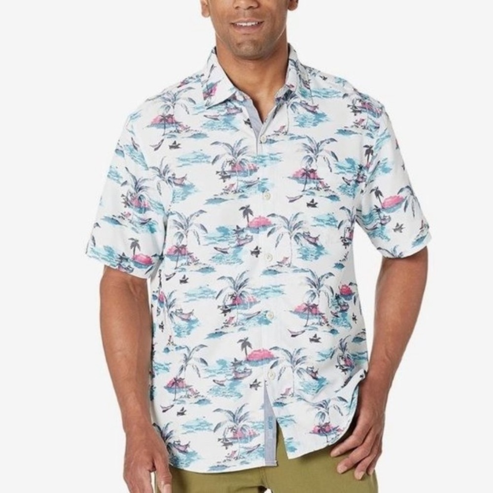 Tommy Bahama Coconut Point Button Down, Size Medium